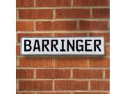Vintage parts USA VPAYD300 Barringer White Stamped Aluminum Street Sign Mancave Wall Art Vintage parts USA VPAYD300 Barringer White Stamped Aluminum Street Sign Mancave Wall Art