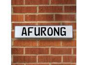 Vintage parts USA VPAYB702 Afurong White Stamped Aluminum Street Sign Mancave Wall Art Vintage parts USA VPAYB702 Afurong White Stamped Aluminum Street Sign Mancave Wall Art