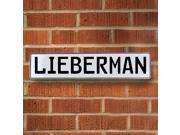 Vintage parts USA VPAY20ED1 Lieberman White Stamped Aluminum Street Sign Mancave Wall Art Vintage parts USA VPAY20ED1 Lieberman White Stamped Aluminum Street Sign Mancave Wall Art