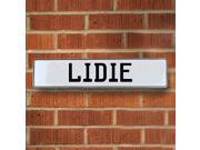 Vintage parts USA VPAY20EC1 Lidie White Stamped Aluminum Street Sign Mancave Wall Art Vintage parts USA VPAY20EC1 Lidie White Stamped Aluminum Street Sign Mancave Wall Art