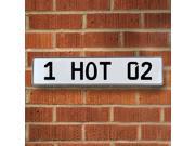 Vintage parts USA VPAY8817 1 HOT 02 White Stamped Aluminum Street Sign Mancave Wall Art Vintage parts USA VPAY8817 1 HOT 02 White Stamped Aluminum Street Sign Mancave Wall Art