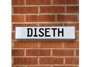 Vintage parts USA VPAY16108 Diseth White Stamped Aluminum Street Sign Mancave Wall Art Vintage parts USA VPAY16108 Diseth White Stamped Aluminum Street Sign Mancave Wall Art