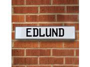 Vintage parts USA VPAY168DE Edlund White Stamped Aluminum Street Sign Mancave Wall Art Vintage parts USA VPAY168DE Edlund White Stamped Aluminum Street Sign Mancave Wall Art