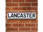Vintage parts USA VPAY20723 Lancaster White Stamped Aluminum Street Sign Mancave Wall Art Vintage parts USA VPAY20723 Lancaster White Stamped Aluminum Street Sign Mancave Wall Art