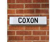 Vintage parts USA VPAY13939 Coxon White Stamped Aluminum Street Sign Mancave Wall Art Vintage parts USA VPAY13939 Coxon White Stamped Aluminum Street Sign Mancave Wall Art