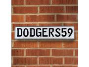Vintage parts USA VPAY1C25 DODGERS59 MLB Los Angeles Dodgers White Stamped Street Sign Mancave Wall Art Vintage parts USA VPAY1C25 DODGERS59 MLB Los Angeles Dodgers White Stamped Street Sign Mancave Wall Art