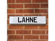 Vintage parts USA VPAY2062E Lahne White Stamped Aluminum Street Sign Mancave Wall Art Vintage parts USA VPAY2062E Lahne White Stamped Aluminum Street Sign Mancave Wall Art