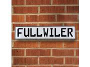 Vintage parts USA VPAY17902 Fullwiler White Stamped Aluminum Street Sign Mancave Wall Art Vintage parts USA VPAY17902 Fullwiler White Stamped Aluminum Street Sign Mancave Wall Art