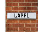 Vintage parts USA VPAY20855 Lappi White Stamped Aluminum Street Sign Mancave Wall Art Vintage parts USA VPAY20855 Lappi White Stamped Aluminum Street Sign Mancave Wall Art