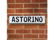 Vintage parts USA VPAYBF54 Astorino White Stamped Aluminum Street Sign Mancave Wall Art Vintage parts USA VPAYBF54 Astorino White Stamped Aluminum Street Sign Mancave Wall Art