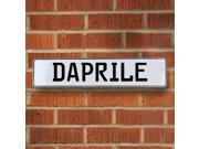 Vintage parts USA VPAY157DA Daprile White Stamped Aluminum Street Sign Mancave Wall Art Vintage parts USA VPAY157DA Daprile White Stamped Aluminum Street Sign Mancave Wall Art