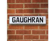 Vintage parts USA VPAY1A45E Gaughran White Stamped Aluminum Street Sign Mancave Wall Art Vintage parts USA VPAY1A45E Gaughran White Stamped Aluminum Street Sign Mancave Wall Art