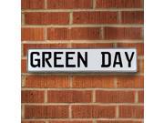 Vintage parts USA VPAY1A24 GREEN DAY White Stamped Street Sign Mancave Wall Art Vintage parts USA VPAY1A24 GREEN DAY White Stamped Street Sign Mancave Wall Art