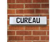 Vintage parts USA VPAY13C46 Cureau White Stamped Aluminum Street Sign Mancave Wall Art Vintage parts USA VPAY13C46 Cureau White Stamped Aluminum Street Sign Mancave Wall Art