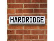 Vintage parts USA VPAY1B555 Hardridge White Stamped Aluminum Street Sign Mancave Wall Art Vintage parts USA VPAY1B555 Hardridge White Stamped Aluminum Street Sign Mancave Wall Art