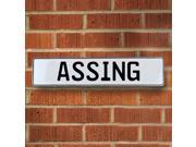 Vintage parts USA VPAYBF41 Assing White Stamped Aluminum Street Sign Mancave Wall Art Vintage parts USA VPAYBF41 Assing White Stamped Aluminum Street Sign Mancave Wall Art