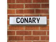 Vintage parts USA VPAY135E5 Conary White Stamped Aluminum Street Sign Mancave Wall Art Vintage parts USA VPAY135E5 Conary White Stamped Aluminum Street Sign Mancave Wall Art