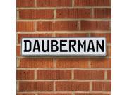 Vintage parts USA VPAY1586F Dauberman White Stamped Aluminum Street Sign Mancave Wall Art Vintage parts USA VPAY1586F Dauberman White Stamped Aluminum Street Sign Mancave Wall Art