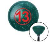 American Shifter Company ASCSNX1526214 Red Ball #13 Green Retro Metal Flake Shift Knob with M16 x 1.5 Insert American Shifter Company ASCSNX1526214 Red Ball #13 Green Retro Metal Flake Shift Knob with M16 x 1.5 Insert