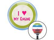 American Shifter Company ASCSNX112946 Pink I 3 MY ENGINE Stripe Shift Knob with M16 x 1.5 Insert apu modified backup American Shifter Company ASCSNX112946 Pink I 3 MY ENGINE Stripe Shift Knob with M16 x 1.5 Insert apu modified backup