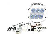 AutoLoc Power Accessories AUTPW46BBA253 2-Door Power Window Kit with 3 Daytona Billet Switches - Blue Illumination AutoLoc Power Accessories AUTPW46BBA253 2-Door Power Window Kit with 3 Daytona Billet Switches - Blue Illumination