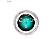 Aurora Instruments GAR2103ZEXLABCB Water Temp Gauge - SAE Pulsar Aqua, Silver Modern Needles, Chrome Trim amp bert Aurora Instruments GAR2103ZEXLABCB Water Temp Gauge - SAE Pulsar Aqua, Silver Modern Needles, Chrome Trim amp bert