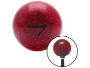 American Shifter Company ASCSNX1524963 Black Pointing Solid Arrow Right Red Metal Flake Shift Knob w/ M16 x 1.5 Insert American Shifter Company ASCSNX1524963 Black Pointing Solid Arrow Right Red Metal Flake Shift Knob w/ M16 x 1.5 Insert