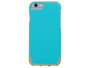 New Skech Hard Rubber Shock Absorbent Shell Case Mix for iPhone 6 Blue Champagne