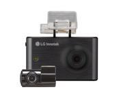 16 GB LG Dash Cam with easy to mount front and rear high res cameras that automatically sense and record all driving incidents in crystal visual and clear audio