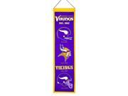 Winning Streak Sports 44017 Minnesota Vikings Heritage Banner