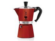Bialetti 6 Cup Espresso Coffee Maker Red