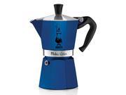 Bialetti 6 Cup Espresso Coffee Maker Blue