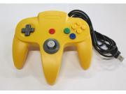 N64 USB Controller Yellow For Window Mac and Linux by Mars Devices