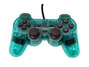 Playstation 2 Wired Replacement Controller Transparent Teal Green by Mars Devices