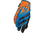 Fly Racing Kinetic Gloves Blue Orange Black Sz 4 368 41704