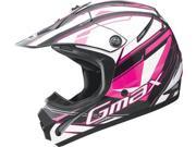 Gmax Gm46.2X Traxxion Helmet Black Pink White M G3463405 Tc 14
