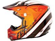 Fly Racing F2 Carbon Fastback Helmet Orange Black White X 73 4116X