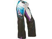 Fly Racing Kinetic Ladies Overboot Pant Blue White Sz 11 12 367 63109