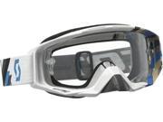 Scott Tyrant Goggle Linear White Blue W Clear Lens 221330 4049041