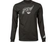 Fly Racing Track L S Tee Black M 352 4110M