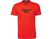 Fly Racing F Wing Tee Red M 352 0612M