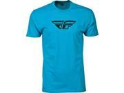Fly Racing F Wing Tee Turquoise L 352 0618L