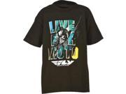 Fly Racing Live For Moto Tee Black 4T 352 06604T