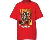 Fly Racing Live For Moto Tee Red 4T 352 06624T