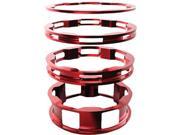 Box Zero Headset Spacers Red 1 5 Pk Bx Ss13001Kt Rd