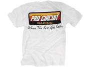 Pro Circuit Original Logo Tee White 2X Pc0118 0150