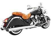 Freedom Liberty 4 Slip On Exhaust Chrome W Black End Caps In00029