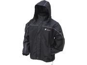 Frogg Toggs Toadz Highway Rain Jacket Black Silver M Nth65125 01Md
