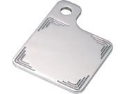 Novello Side Mount Inspection Plate Triple Curve Milled Chrome Nil Ins3