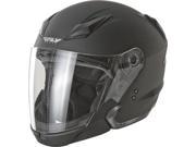 Fly Racing Tourist Helmet Flat Black S F73 8101~2